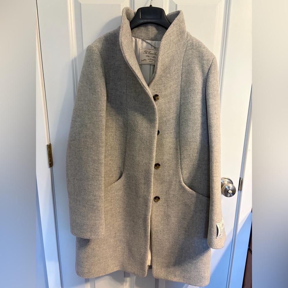 Aritzia Women's Gray Cocoon Wool Coat